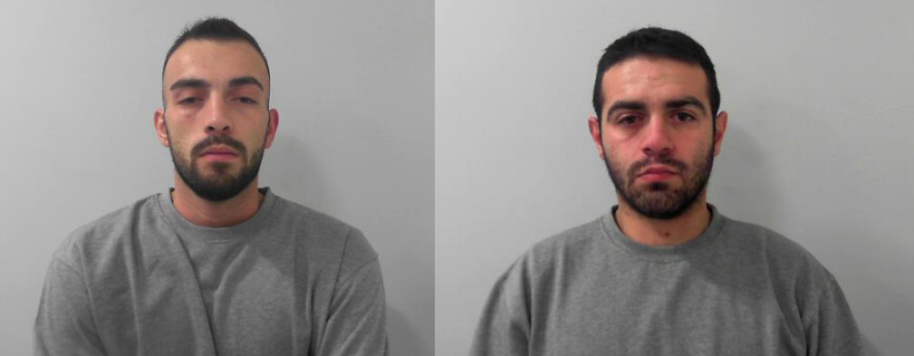 Angel Angelov and Tsonko Peev, both 25 and from Leeds, were sent to prison after pleading guilty to Class A drugs offences in Harrogate