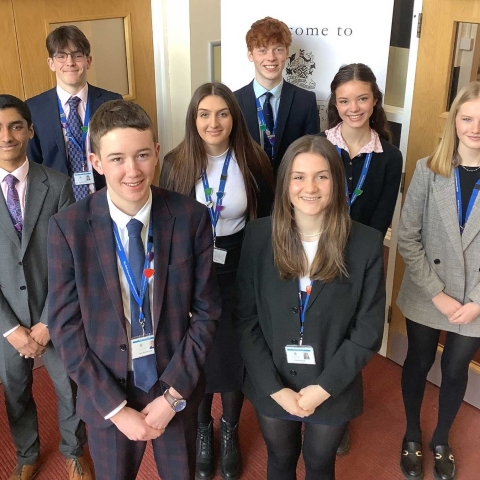 Front left to right: Zach Southworth and Tess Eastaugh Middle left to right: Adam Mir, Amy Robson, Alice Lashua and Hannah Barclay Back left to right: Theo Levine and Sam Featherstone