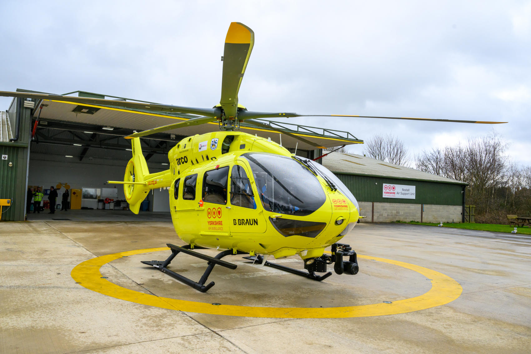 Yorkshire Air Ambulance Unveils its new helicopter - G-YAAA
