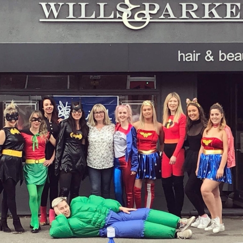 Harrogate hair salon fundraiser day