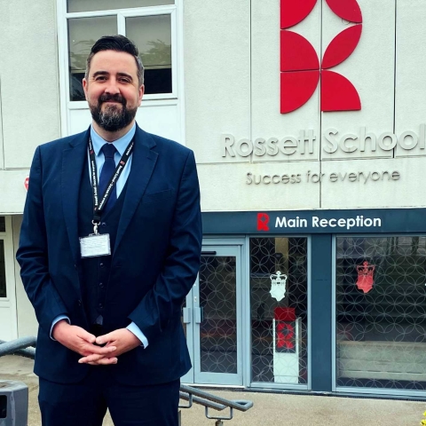 Tim Milburn at Rossett School - 28 April 2023