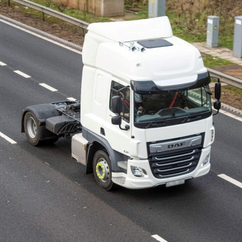 One of National Highways’ Operation Tramline HGVs