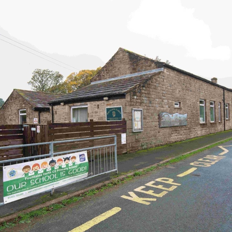 Fountains Earth Church of England Primary School in Lofthouse in Upper Nidderdale