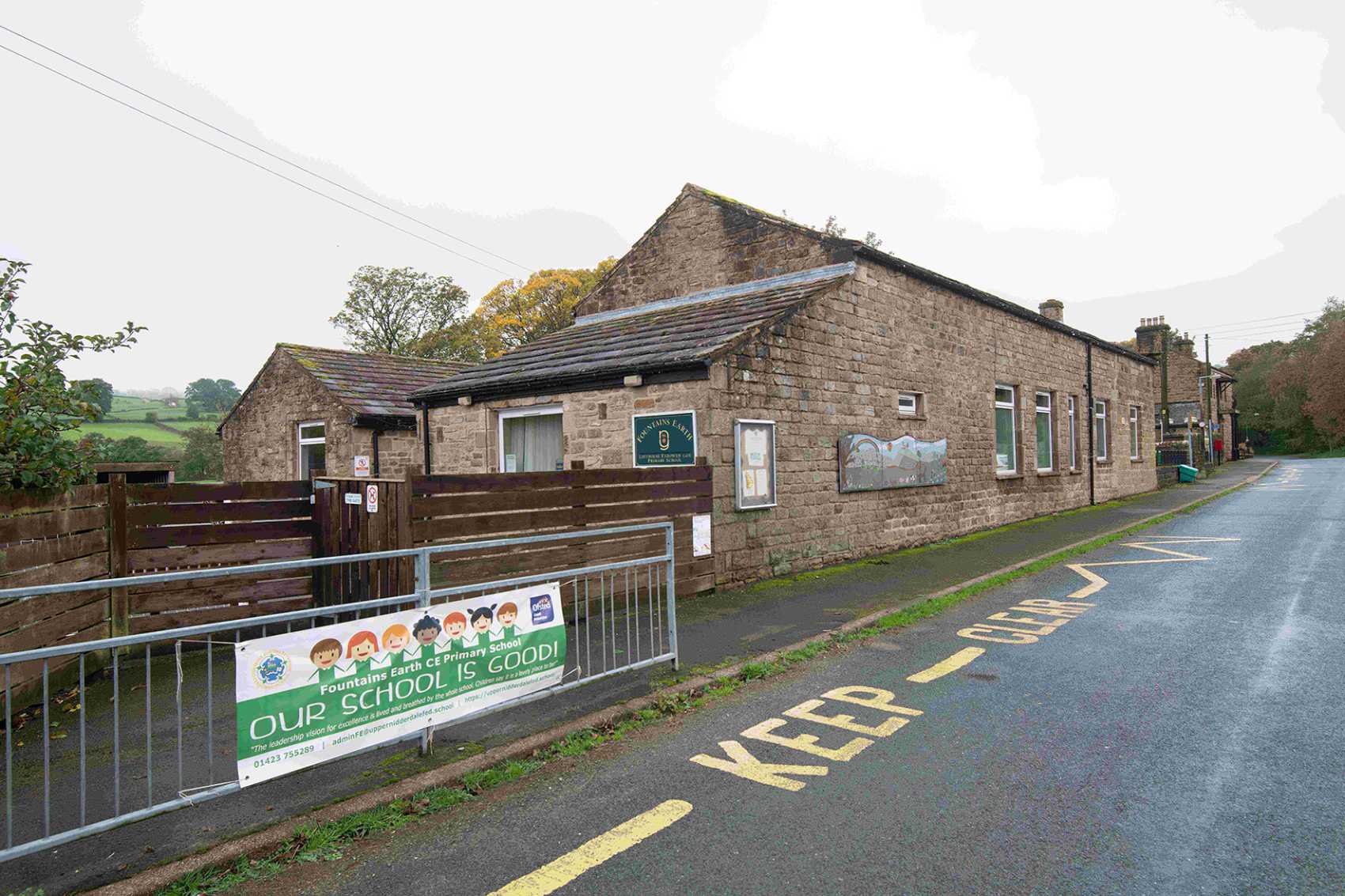 Fountains Earth Church of England Primary School in Lofthouse in Upper Nidderdale