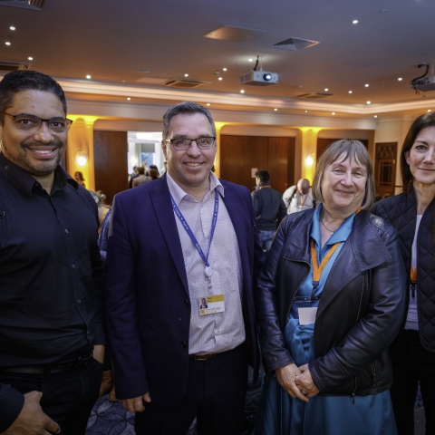 L-R Piers Linney, former BBC Dragon; James Farrar, Interim Director of Transition for the proposed York and North Yorkshire Combined Authority; Helen Simpson OBE, Chair of York & North Yorkshire Local Enterprise Partnership and Lou Cordwell OBE, Chair of Greater Manchester Business Board