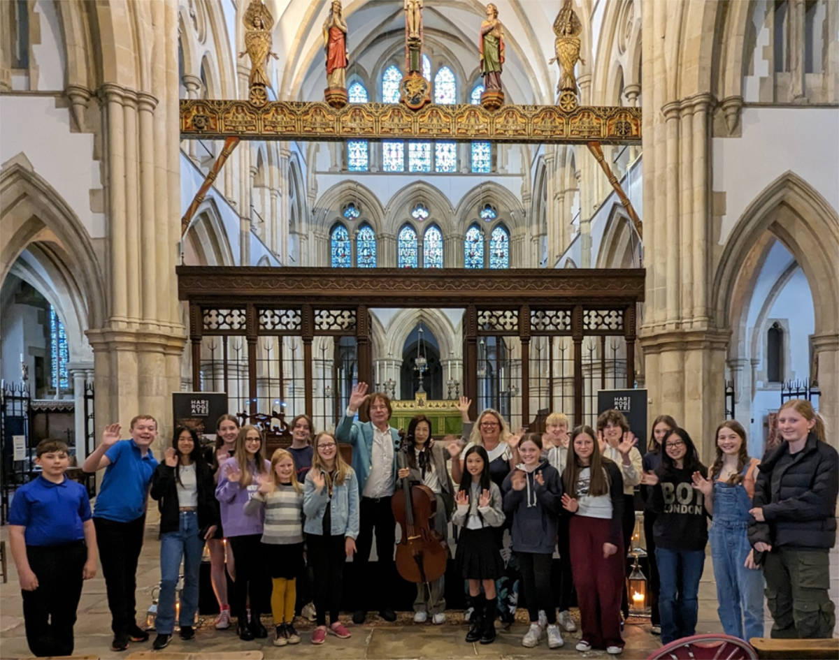 Harrogate Music School Cello workshop with Julian & Jiaxin Lloyd Webber