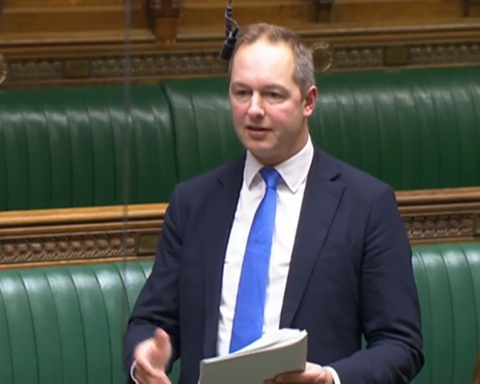 Liberal Democrat MP Richard Foord as he called for the hospital to be given the £20 million it needs to make the important repairs to keep patients safe
