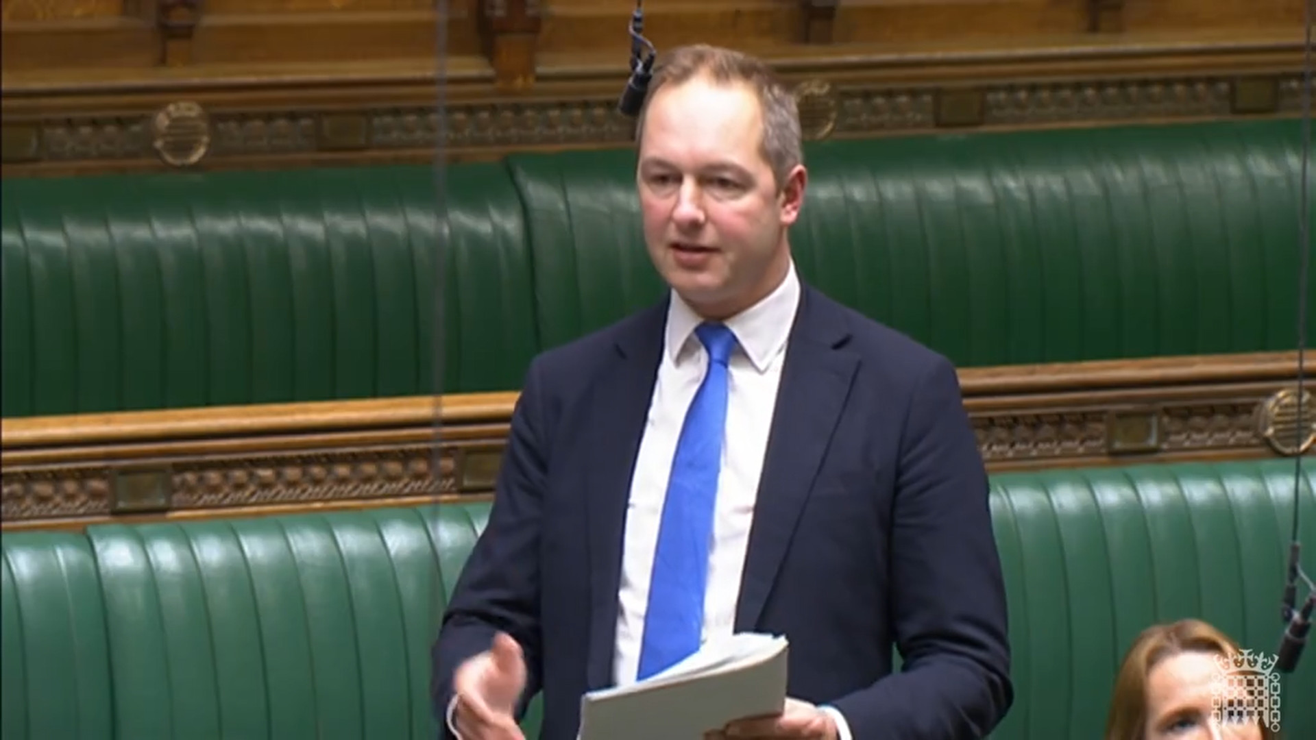 Liberal Democrat MP Richard Foord as he called for the hospital to be given the £20 million it needs to make the important repairs to keep patients safe