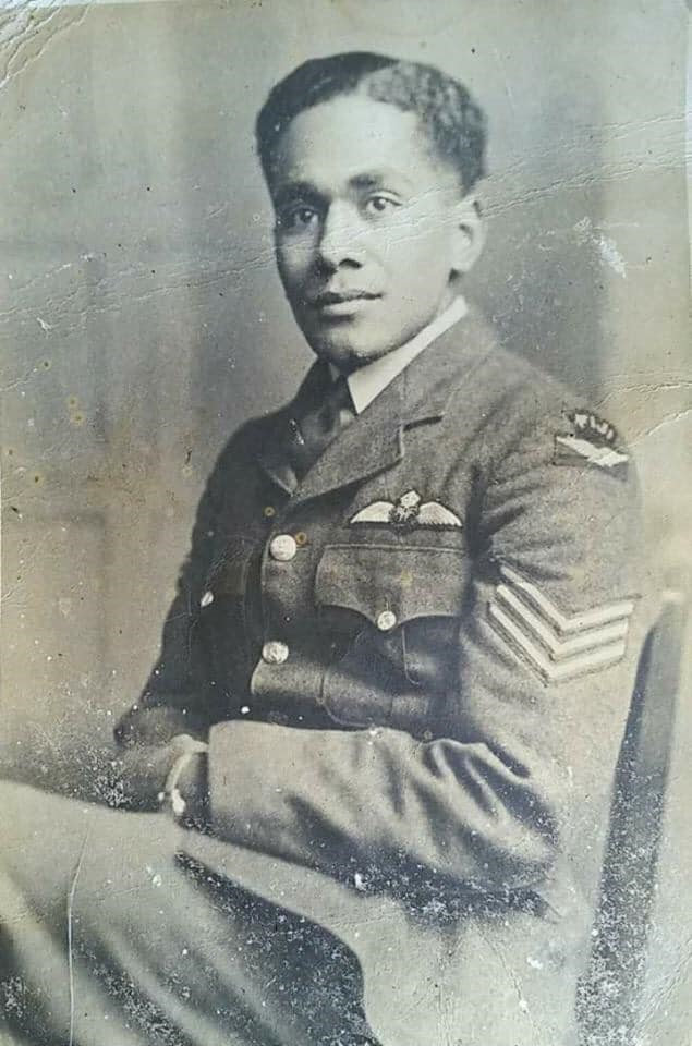 Sergeant Komaisavai, from Fiji, served as a fighter pilot with the Royal Air Force Volunteer Reserve (RAFVR) during the Second World War