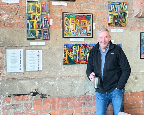 Ron Bould is delighted to be exhibiting his paintings at the City Screen Picturehouse in York.