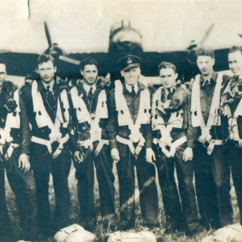 The crew of Lancaster DS 837
