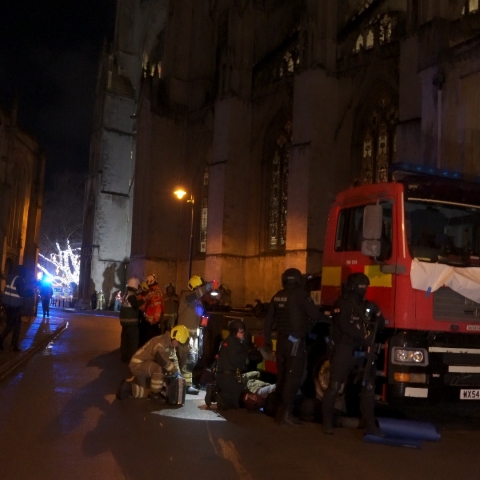 Exercise Obtundity: Joint response of the emergency services to a series of terrorist incidents