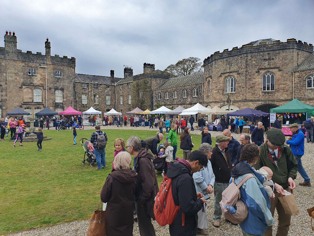Ripley Castle throws open the castle gates for the first of its monthly markets 