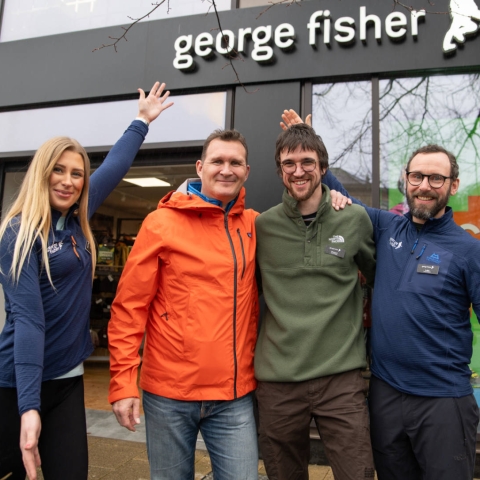 George Fisher: Lauren, Chris Tiso, Richard, Luke