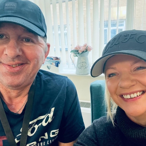 David Simister and Nicola Stamford