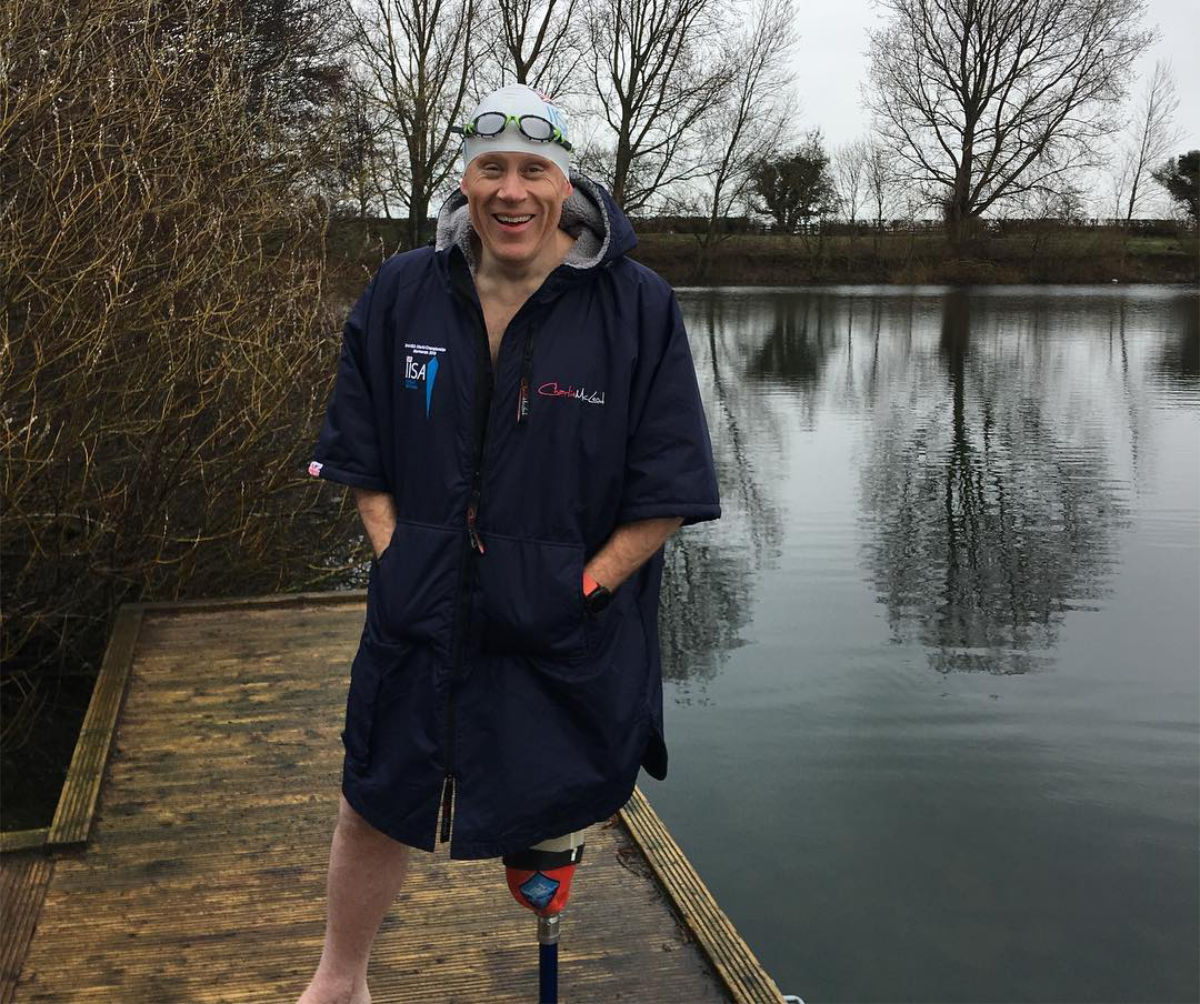 Jonty Warneken, trustee of Open Country and long-distance para swimmer