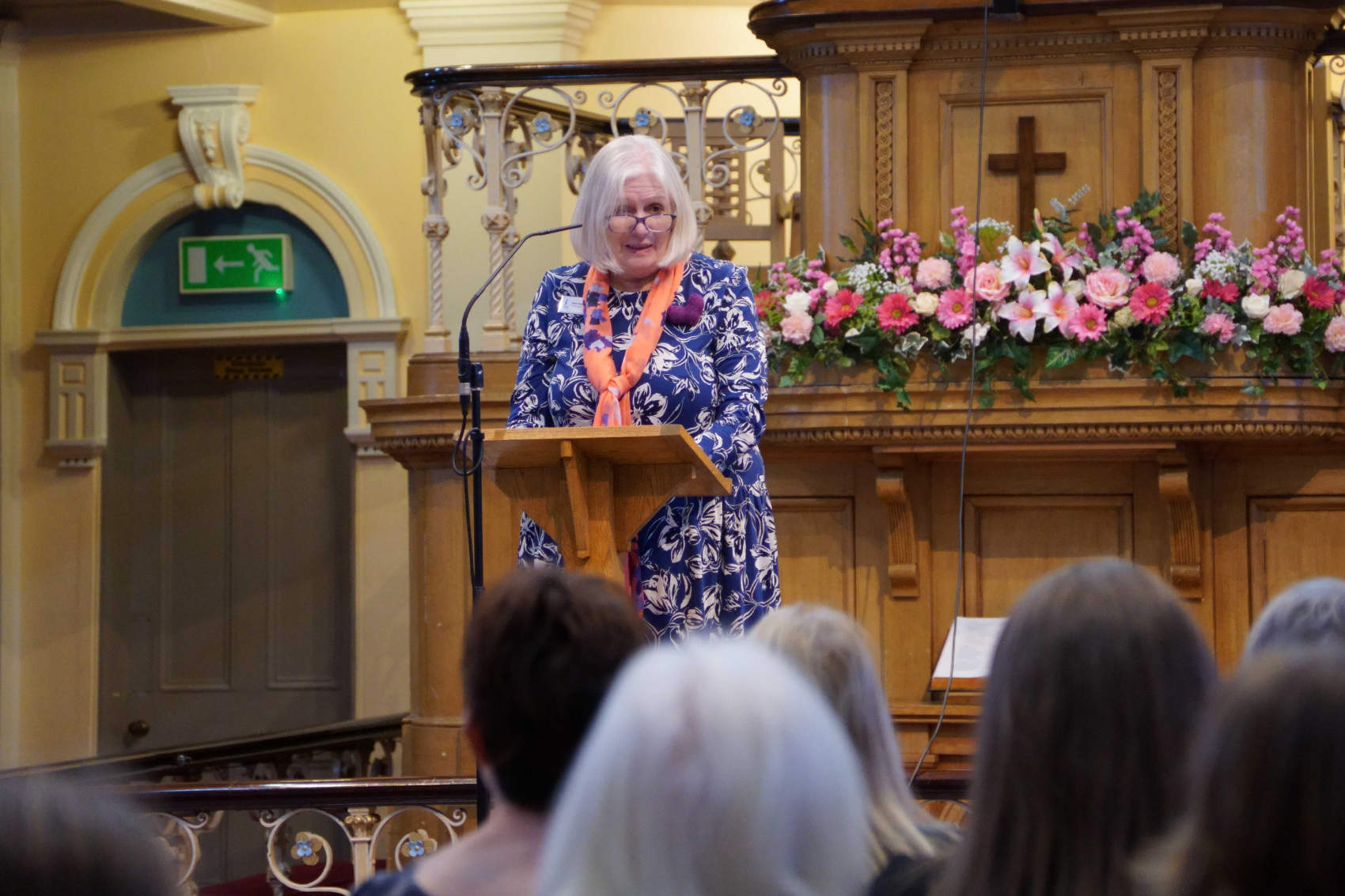 Pat Shore MBE, President of Soroptimist International of Harrogate & District, opened the event