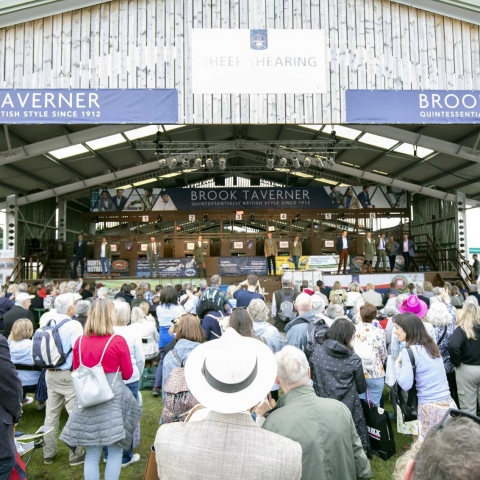 GYS23 - Chic to Sheep at the Great Yorkshire Show as the Sheering Area becomes a catwalk