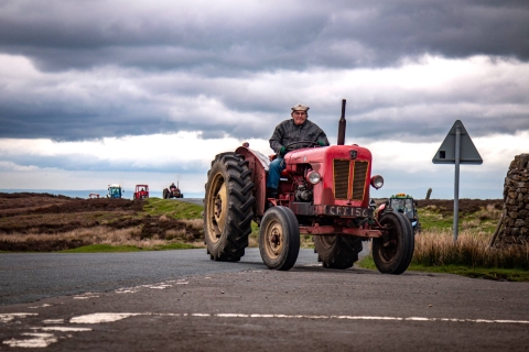 The third Brian Chester Tractor Road Run raised more than £1100 for the Sir Robert Ogden MacMillan Centre at Harrogate Hospital