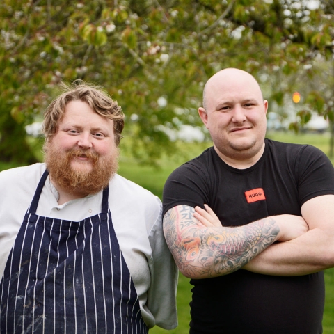 Matt Hutchinson and Simon Edwards are chefs, work colleagues, friends and now runners (again) in the Great North Run.