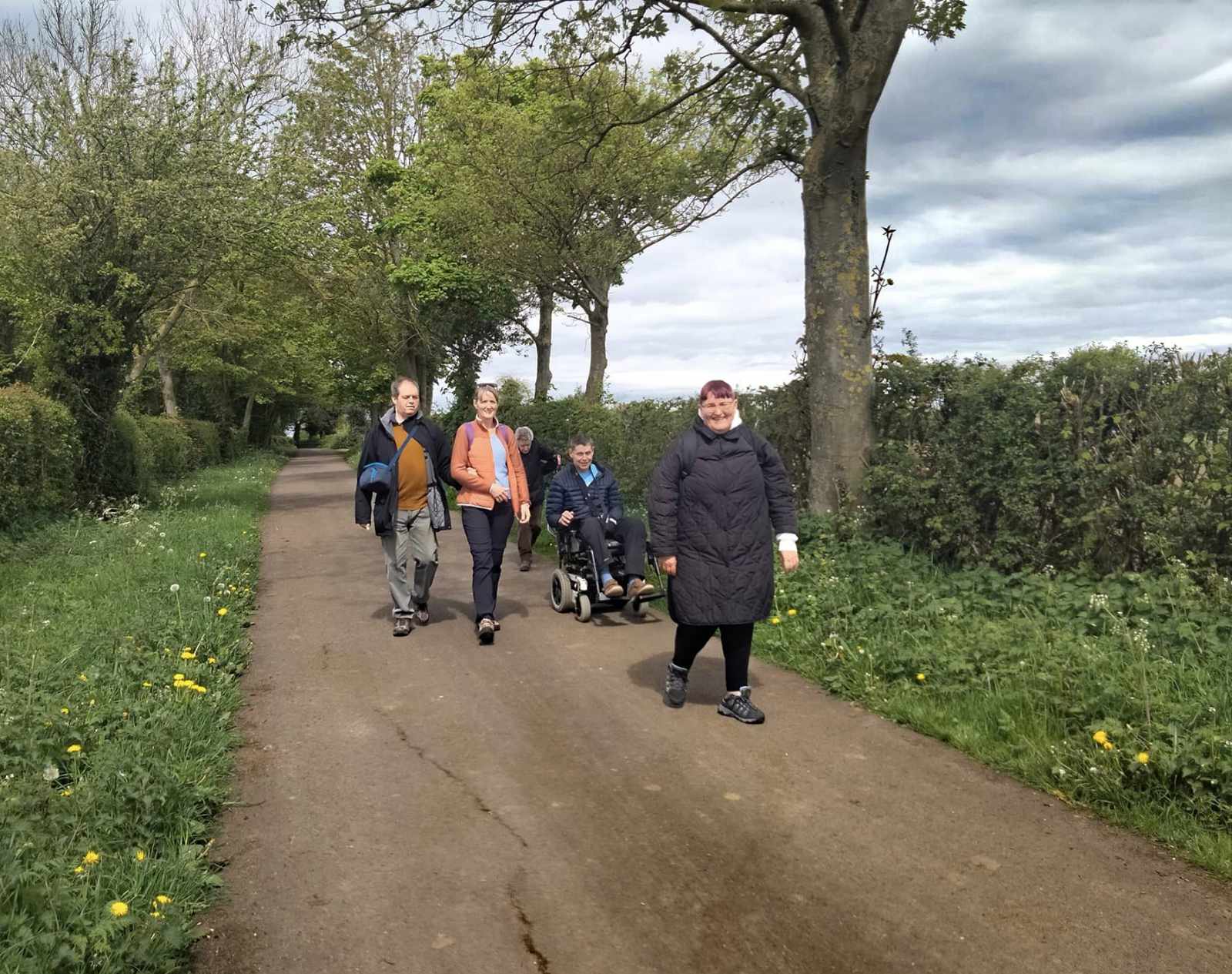 Members of Open Country enjoying an accessible wal