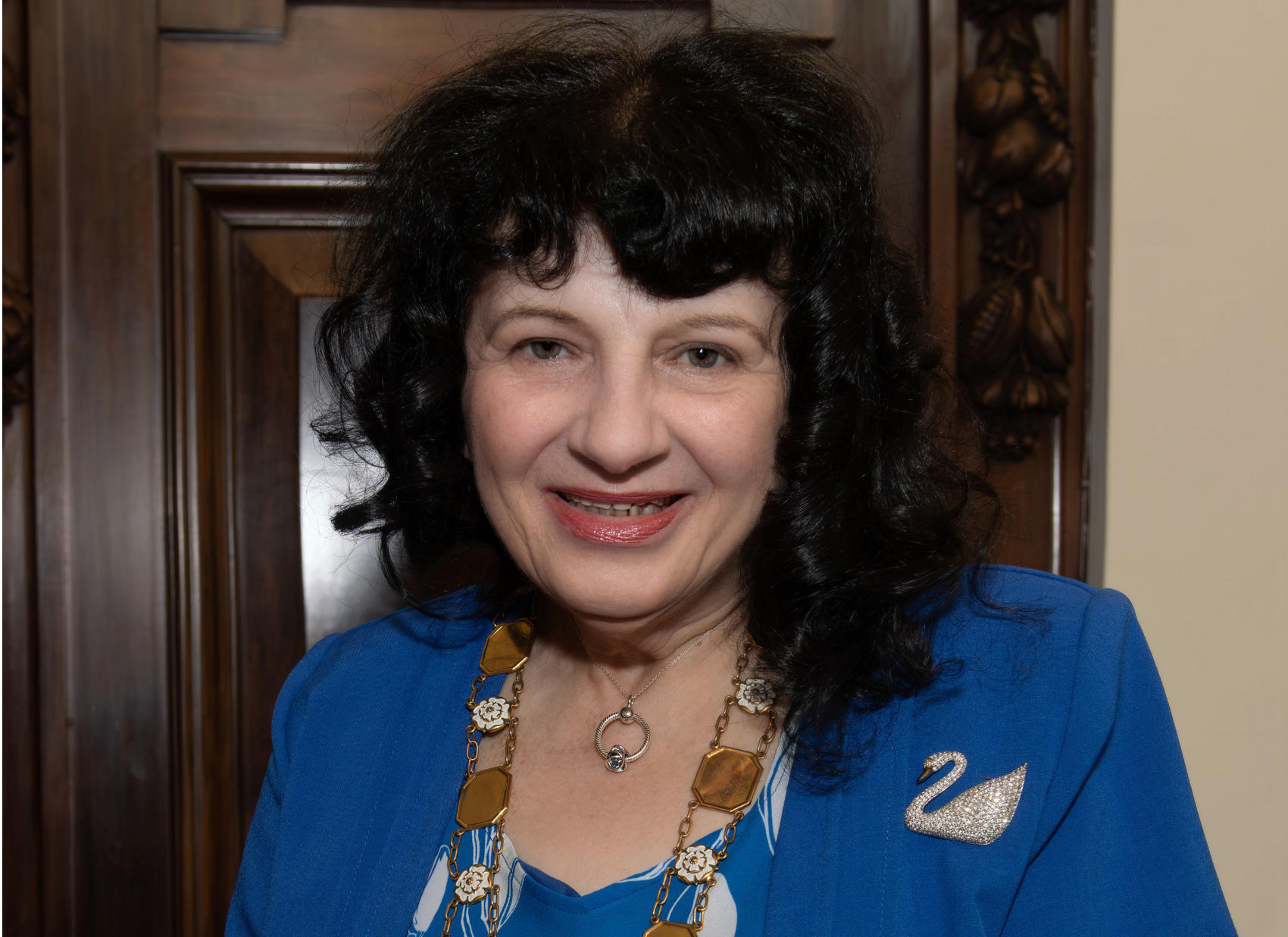 New council chair Cllr Roberta Swiers