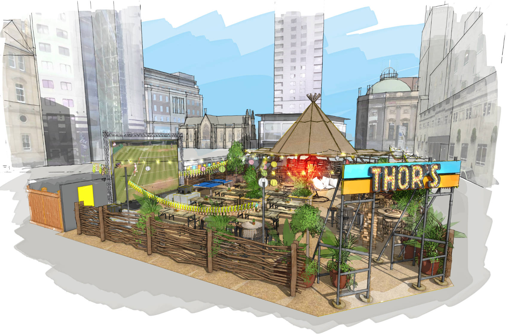 Leeds square events