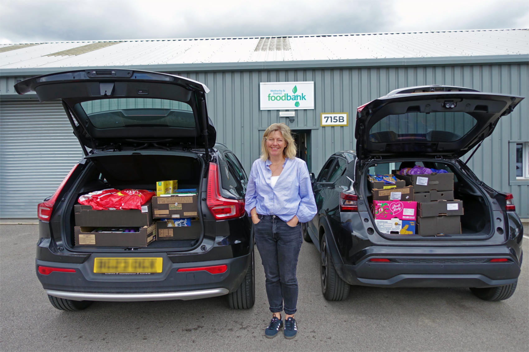 Jenny, the foodbank co-ordinator