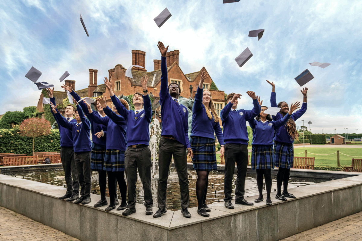 Queen Ethelburga s Celebrating GCSE Results Success Harrogate Informer