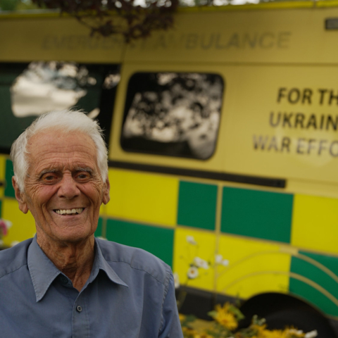 John Shackleton is preparing for another humanitarian aid trip to Europe