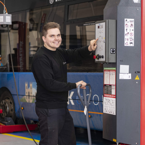 Harrogate-based Engineering Apprentice Owen Baxter is looking forward to a successful career as a skilled engineer with Transdev