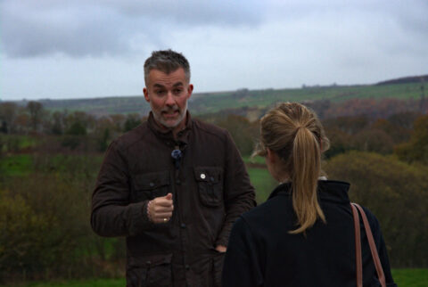 Mayor David Skaith interviewed on farm