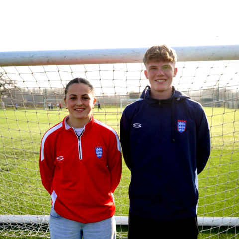 Calum Hudson and Grace Sykes