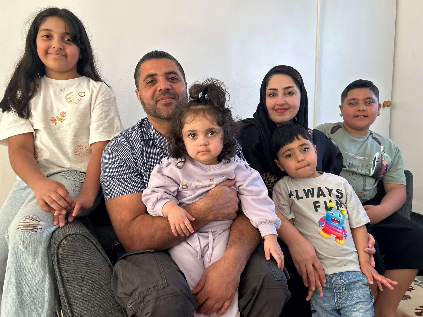 Rahimi family group shot