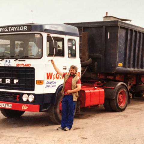 Robert Wellock as an apprentice at W & G Taylor, Skipton