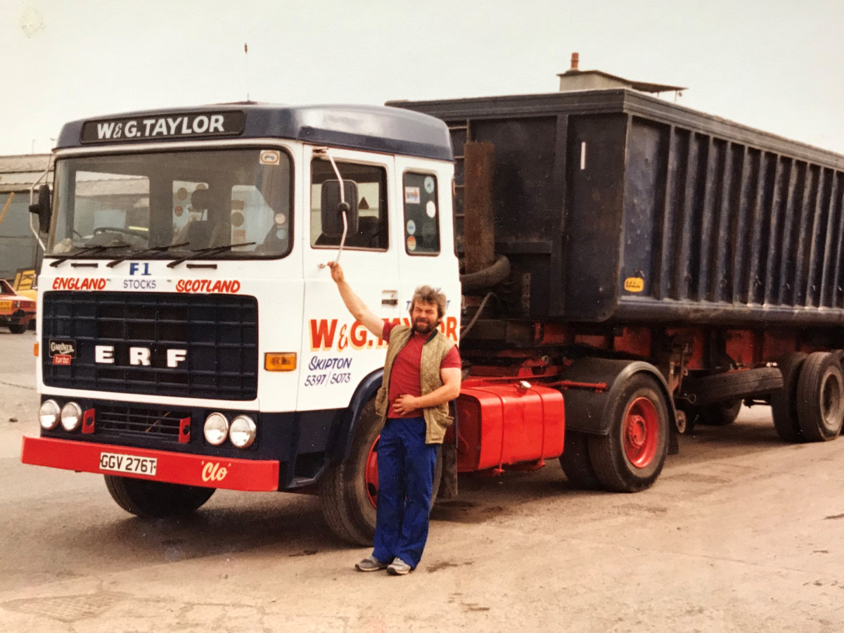 Robert Wellock as an apprentice at W & G Taylor, Skipton