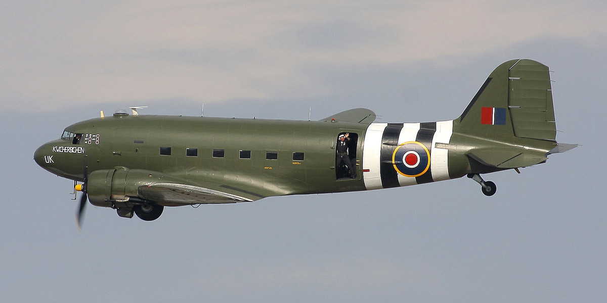 The BBMF Dakota which will fly over Tractor Fest, being staged at Newby Hall on 7-8 June