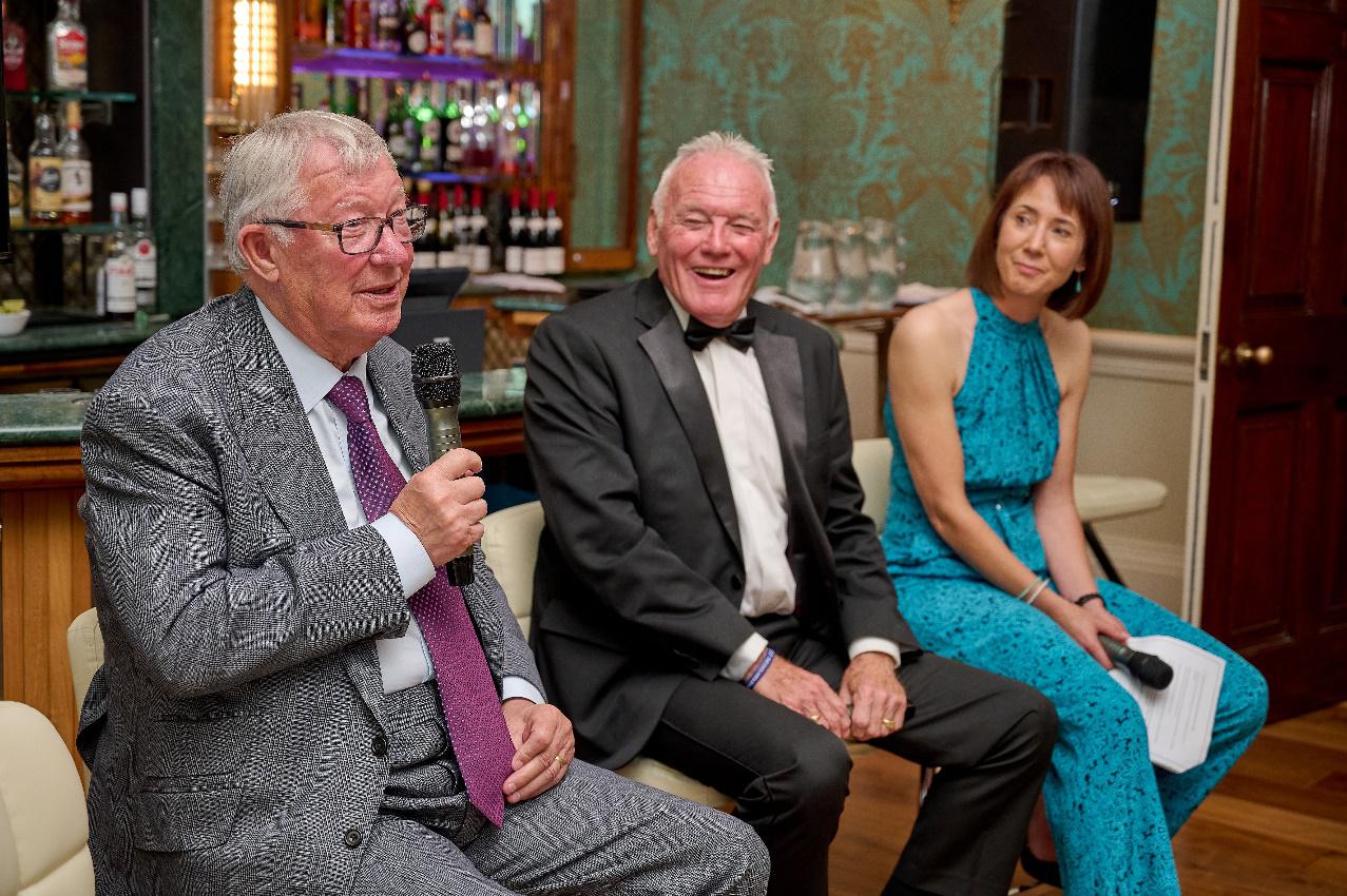 Sir Alex Ferguson, Eddie Gray MBE, Tanya Arnold