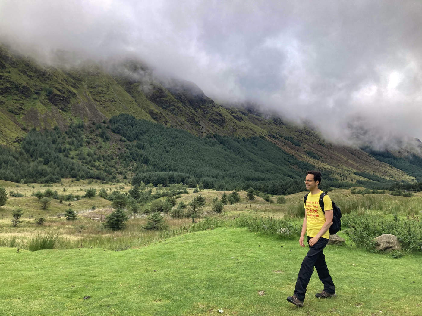 North Yorkshire Council’s chair, Cllr George Jabbour, is pictured on the Coast-to-Coast Walk. The walk was devised by author Alfred Wainwright in 1973, and it is estimated more than 6,000 people attempt to complete the route every year
