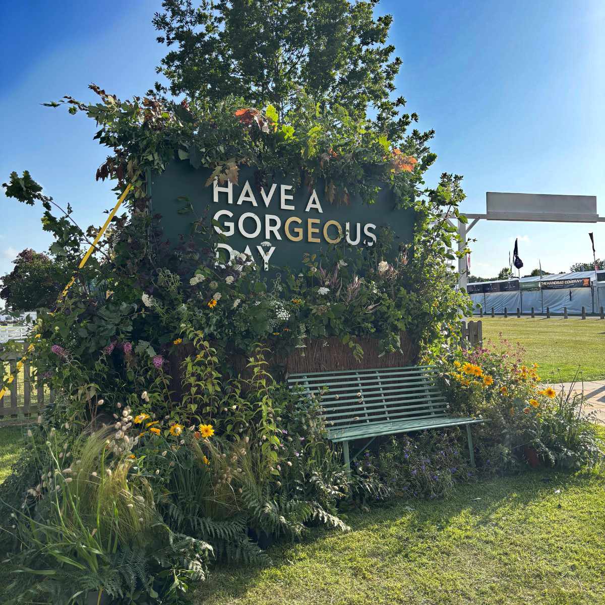 The Geo Flower Wall at the Great Yorkshire Show 2025