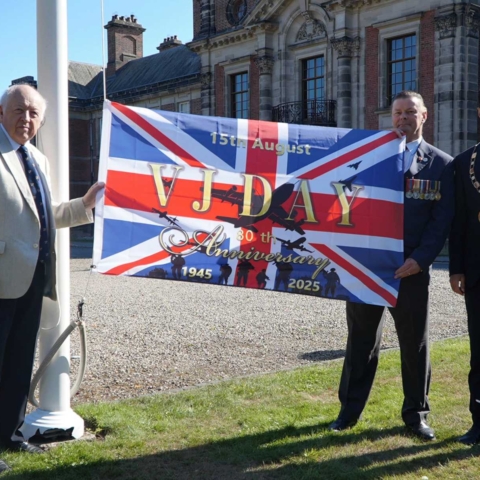 Yorkshire Council’s leader, Cllr Carl Les, the Armed Forces Champion, Cllr Kevin Foster, and the authority’s chairman, Cllr George Jabbour