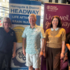 Left to right Angela (Headway), Jeff (Headway), Sheena Van Parys and Cathy (Headway)