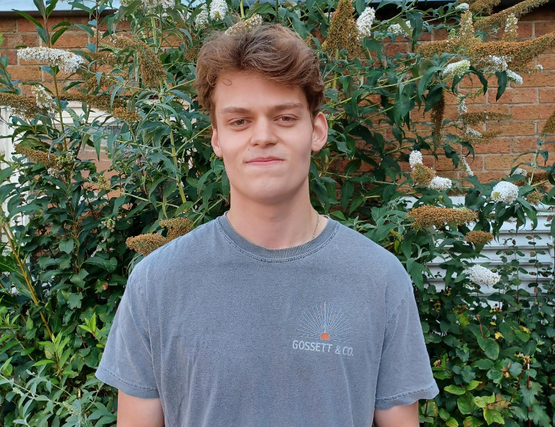 It was double celebrations for Tom Conacher who not only achieved two A*s and an A, but is also celebrating his 18th birthday today