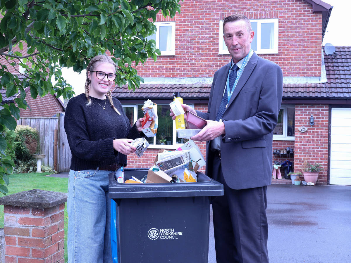 Cllr Foster and Alexis Flint