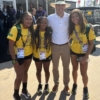 Chevelle and team-mates meet Paraguay President Santiago Pena