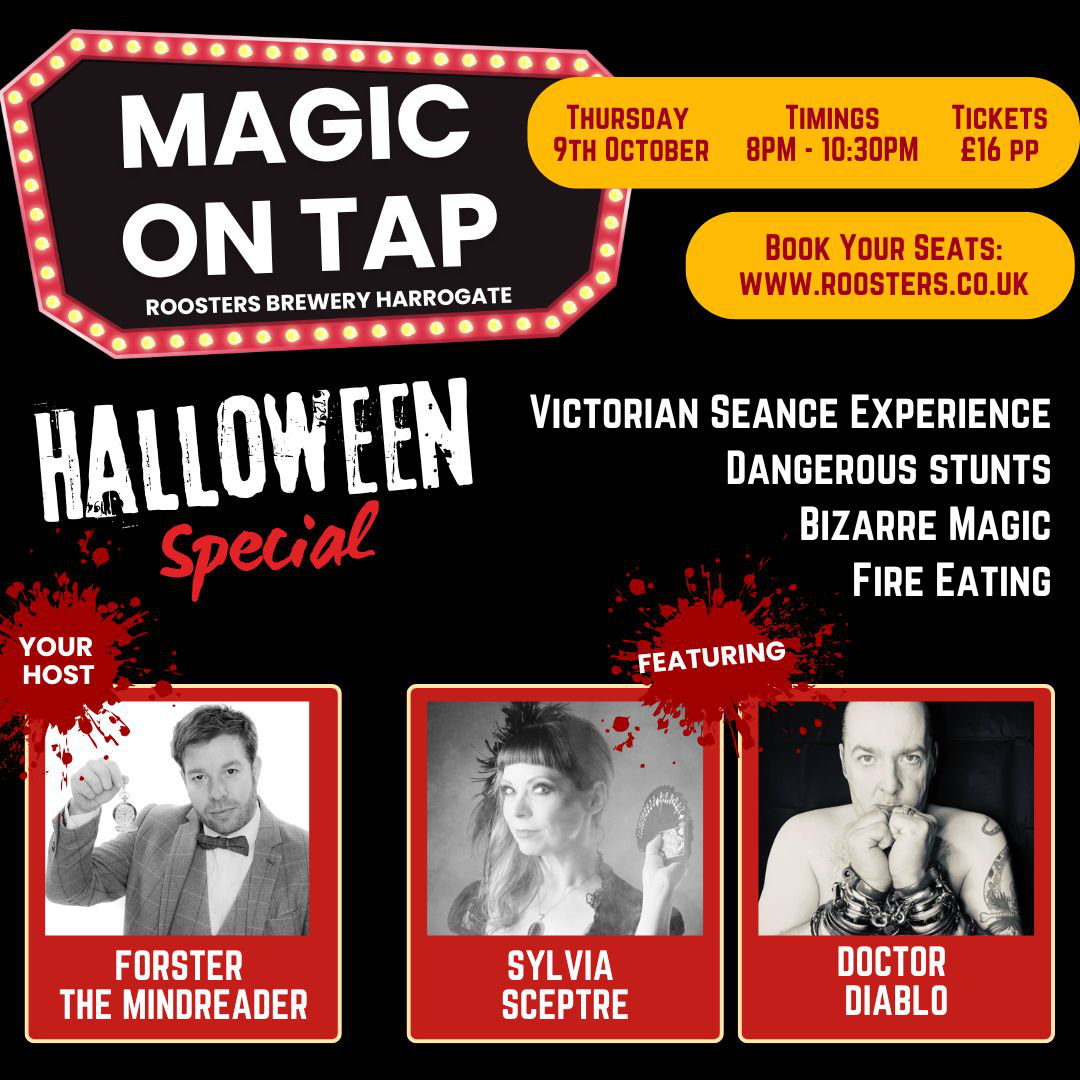 Magic on Tap Returns with a Halloween Special at Roosters Brewery, Harrogate