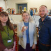 Rachael Maskell with Laura Brown and Phil Simpson