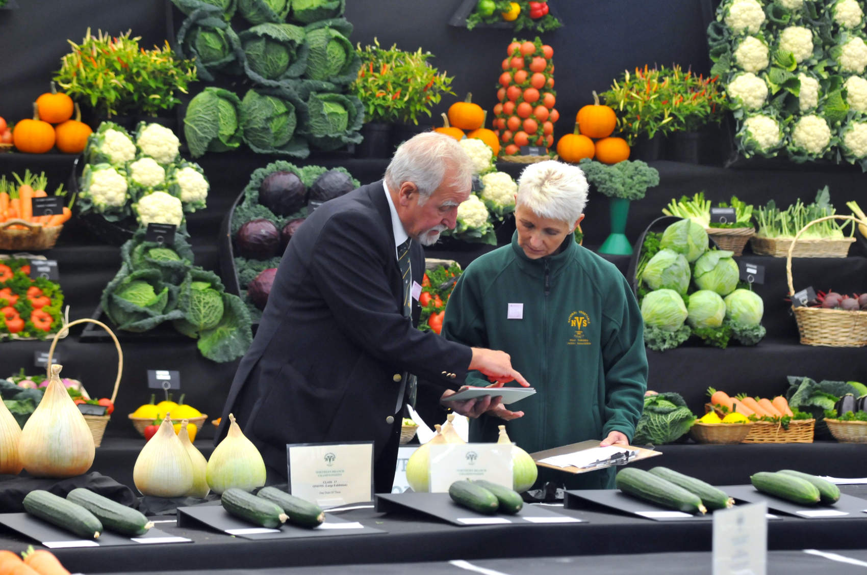 Seasonal produce will be judged across scores of classes in the Incredible Edible pavilion at this year's Harrogate Autumn Flower Show at Newby Hall, Ripon