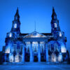 Leeds Civic hall by night
