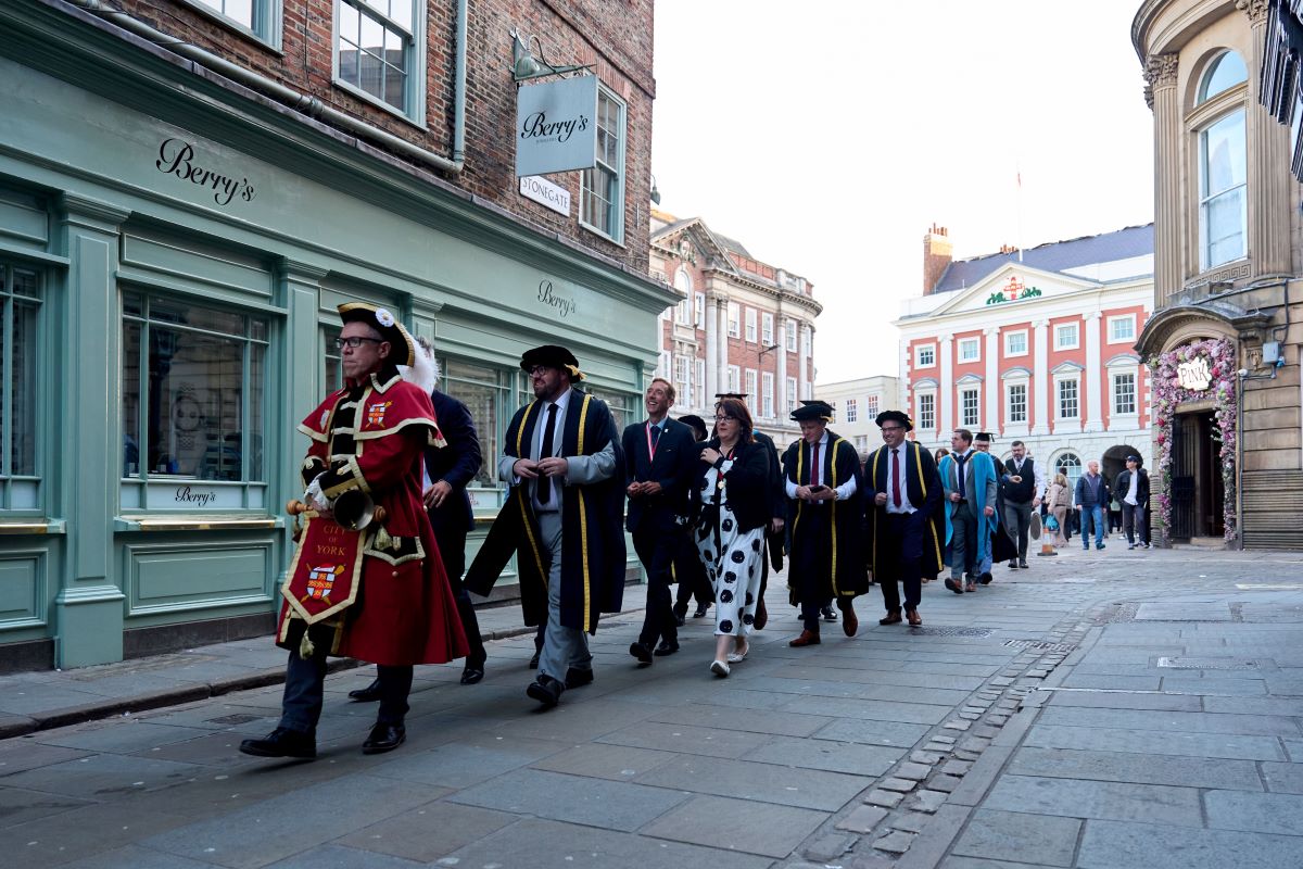 Town Crier leads procession